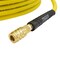 Interstate Pneumatics 1/4in 25 ft Yellow Hybrid Polymer Hose With 1/4in Brass Industrial 6-Ball Coupler & Steel Plug HH14-025H44BS - alternate 2